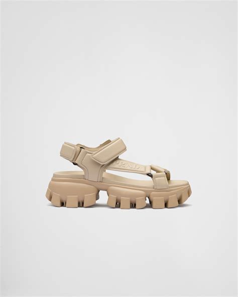 prada beige heels|prada denim sandals.